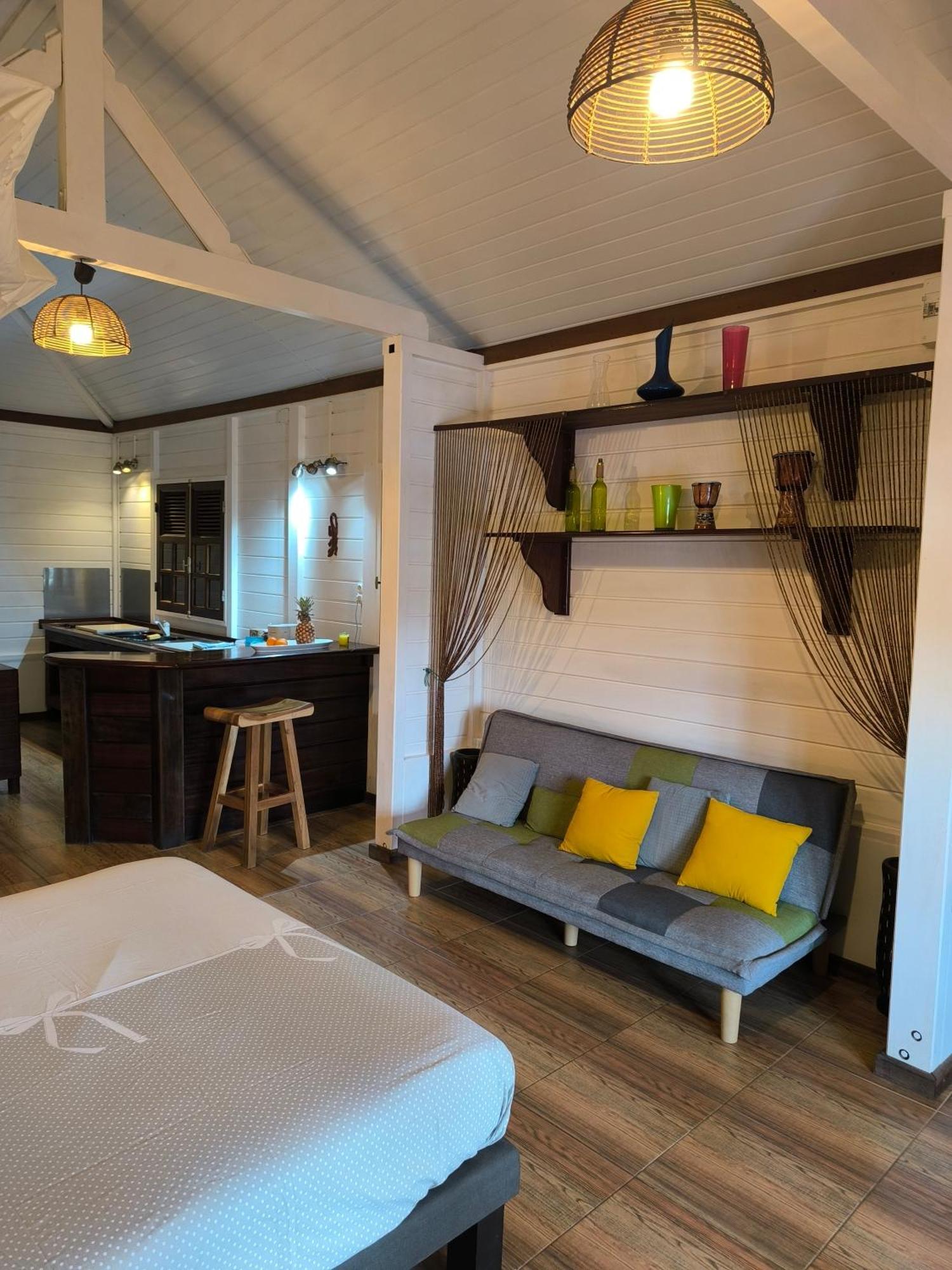 Studio Brazilia Bois Et Nature, Terrasse Avec Vue Sur Les Pitons Le Robert Exterior foto
